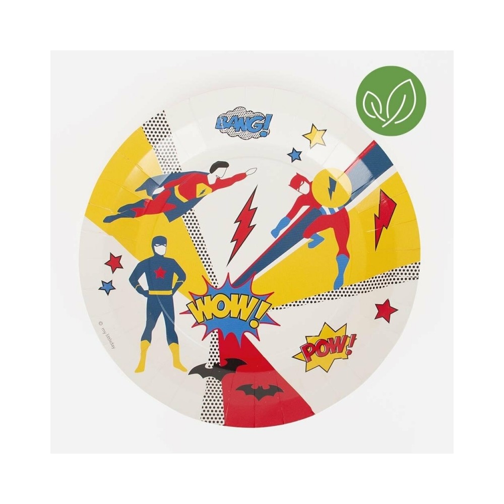 My Little Day Kartonteller, Super Horoes, 8 Stk.