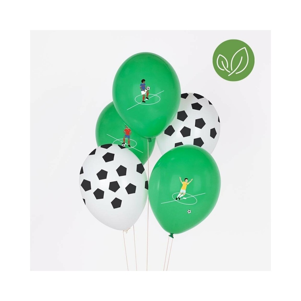 My Little Day Luftballone aus Latex, 5 Stk. - Fussball