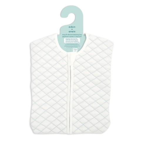 Snug Fit Schlafsack, creme/ minze