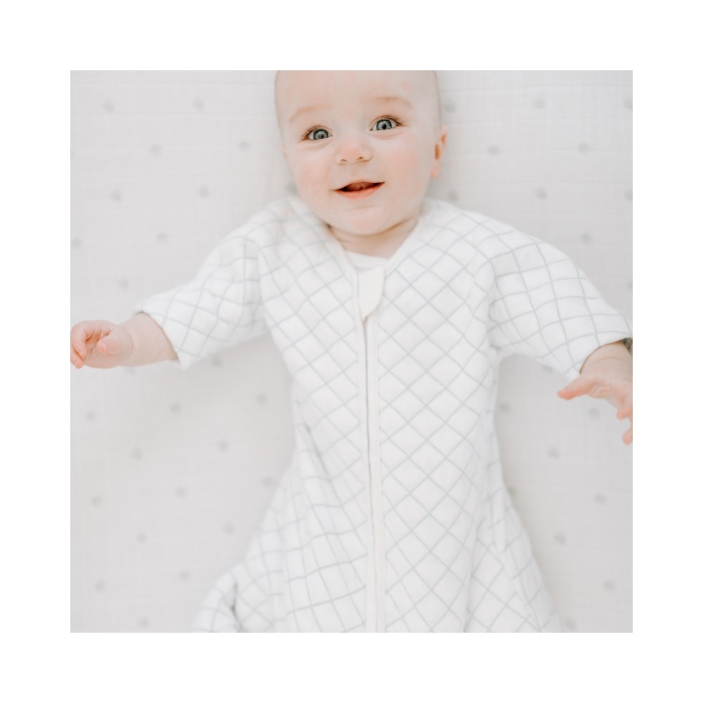 Snug Fit Schlafsack, creme/ minze