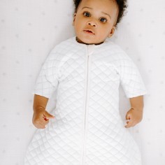 Snug Fit Schlafsack, creme/ minze