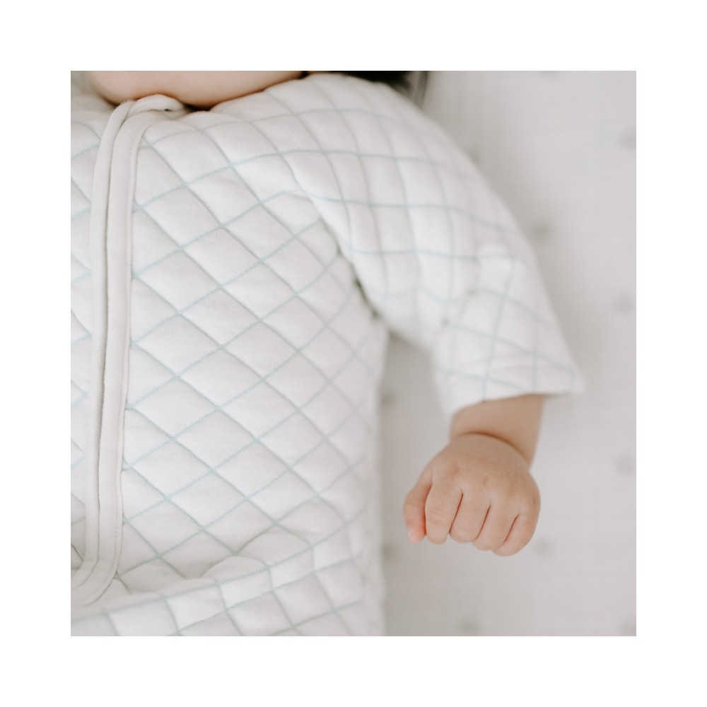 Snug Fit Schlafsack, creme/ minze