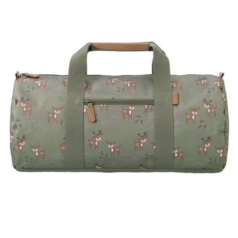 Sac de sport, cerf, olive