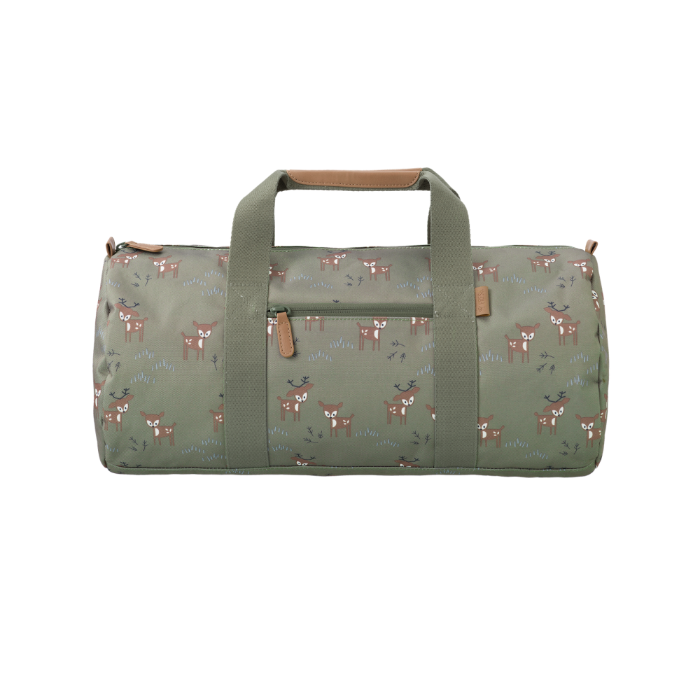 Sac de sport, cerf, olive