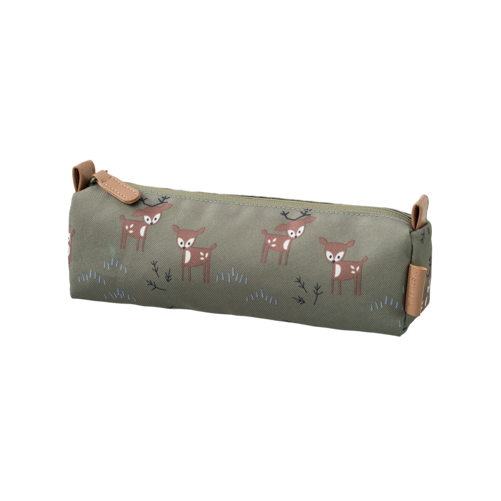 Fresk Federmäppchen, Reh, Olive