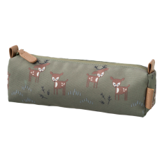 Fresk Federmäppchen, Reh, Olive