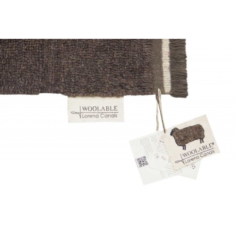 Teppich Steppe Schafbraun