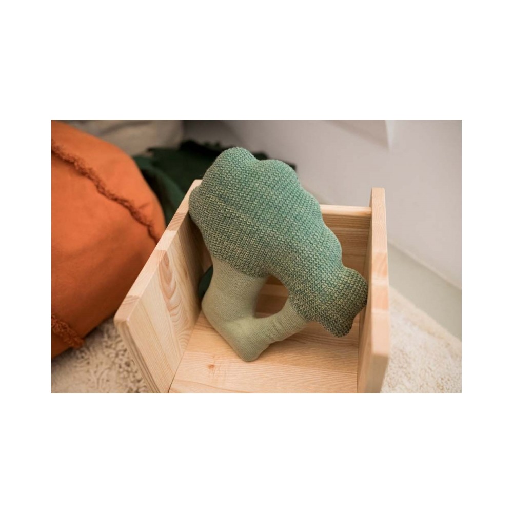 Lorena Canals Gestricktes Kissen Brucy the Broccoli