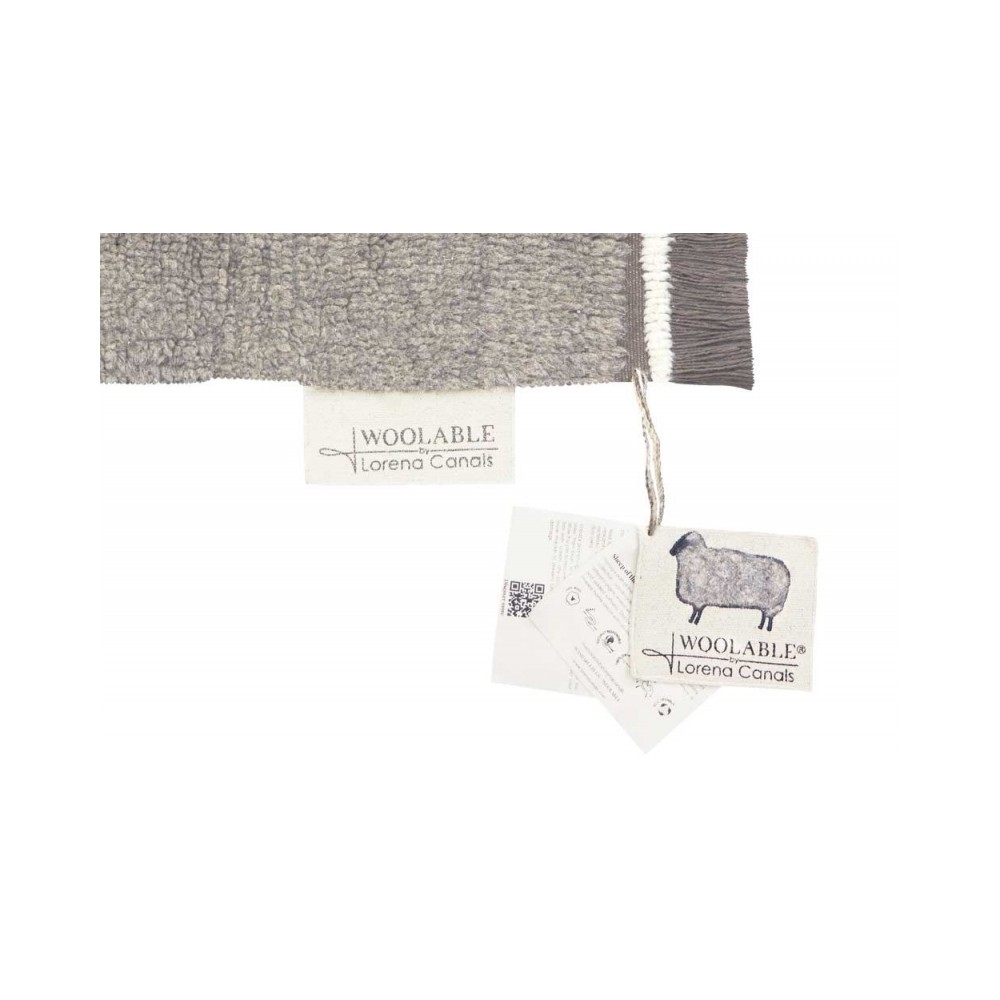 Teppich Steppe Schafgrau