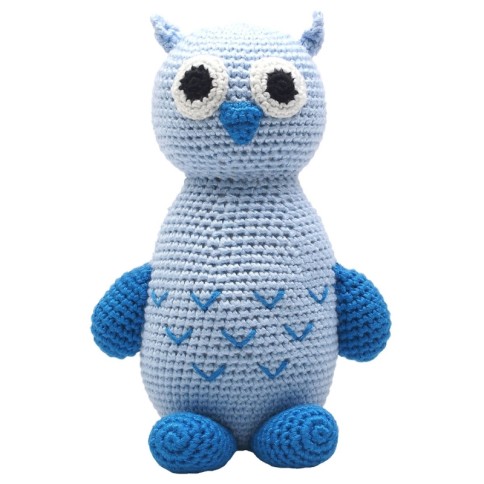 Häkel-Teddybär, Eule