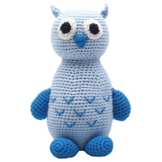 Häkel-Teddybär, Eule