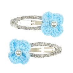 Souza for Kids Haarclip Eva Blau, 2 Stück