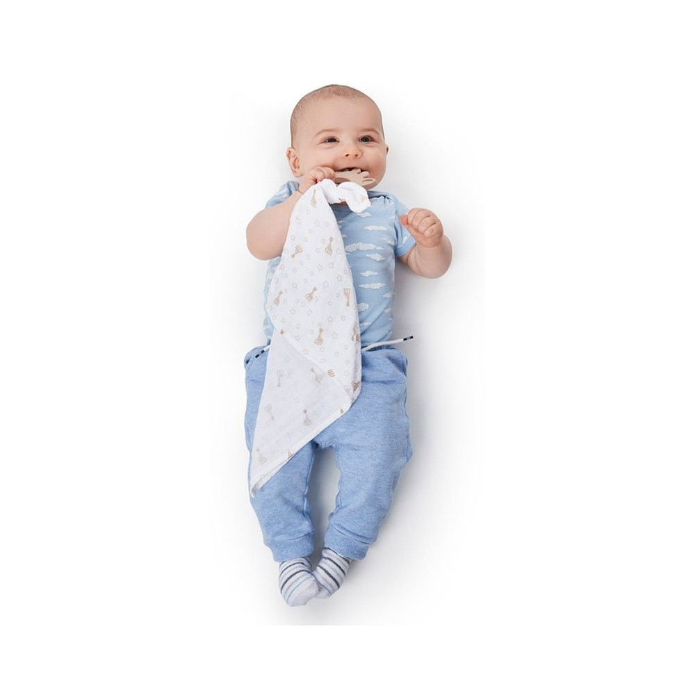 Sophie la girafe Schmusetuch mit Beissring