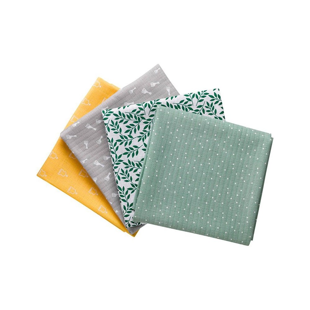 Sophie la girafe Spucktücher - 4er Set (70 x 70 cm)