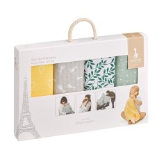 Sophie la girafe Spucktücher - 4er Set (70 x 70 cm)