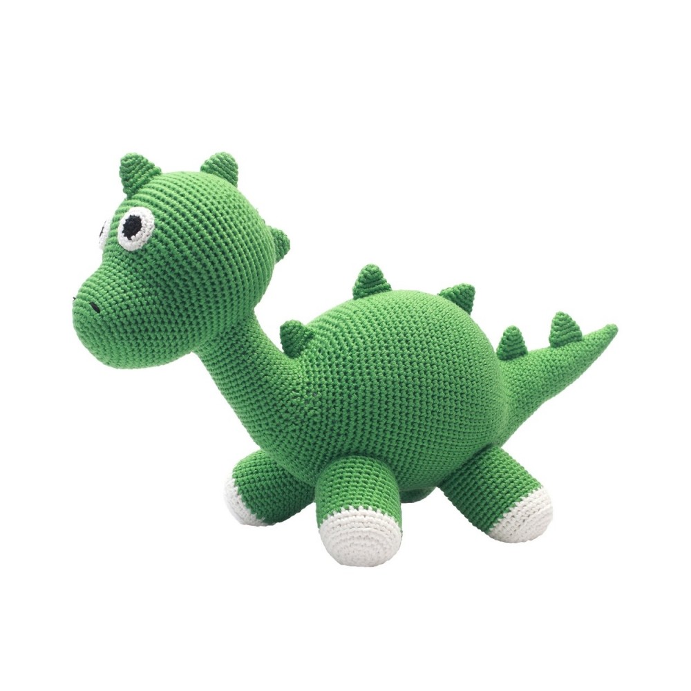 Häkel-Teddybär, Grüner Dino