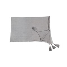 Lorena Canals Kuscheldecke, Ombré Light Grey 120 x 180
