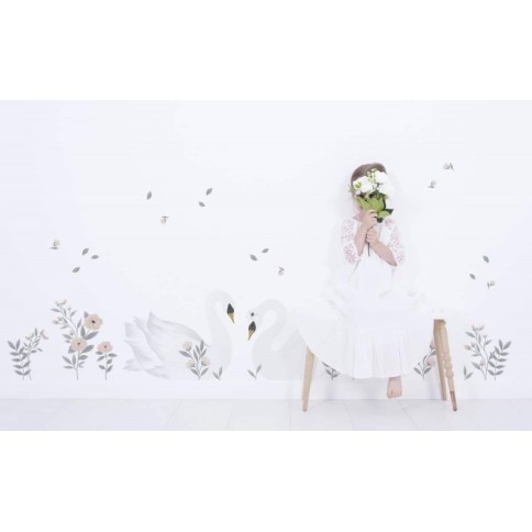 Lilipinso Wandsticker Dekoration, Schwäne