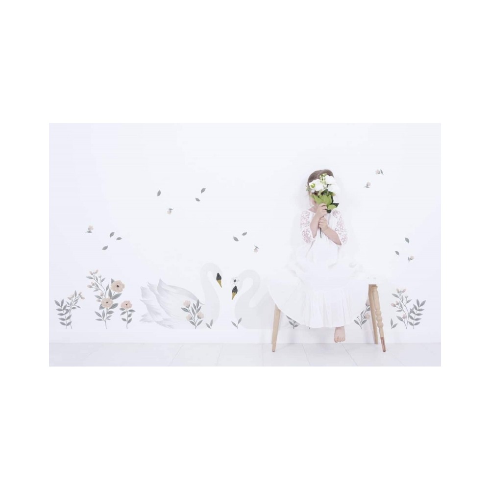 Lilipinso Wandsticker Dekoration, Schwäne