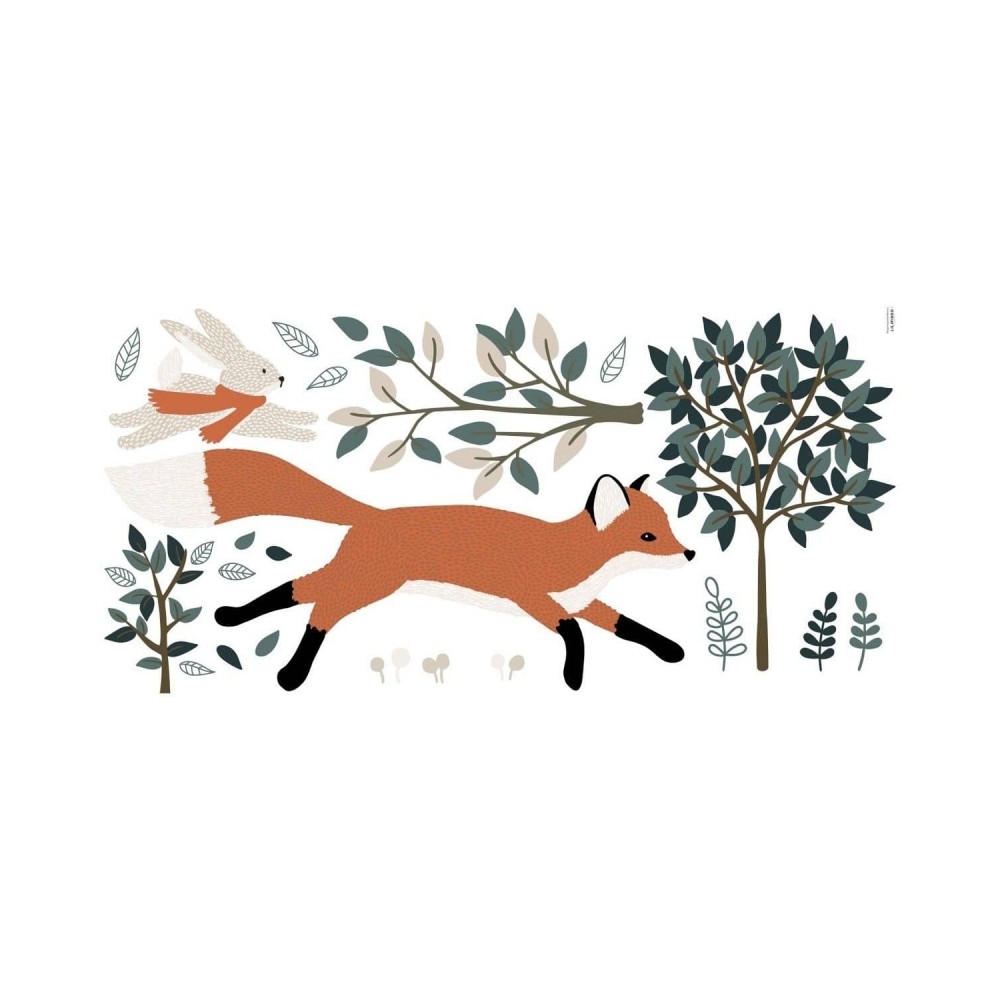 Lilipinso Wandsticker Dekoration, Wald