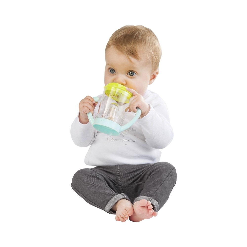 Sophie la girafe Silikon Becher, Grün