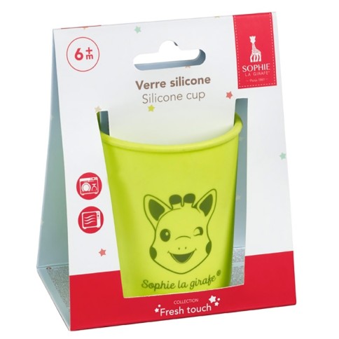 Sophie la girafe Silikon Becher, Gelb