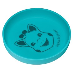 Sophie la girafe Silikon Teller, Blau