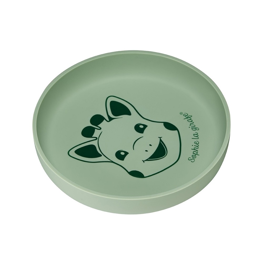 Sophie la girafe Silikon Teller, Grün