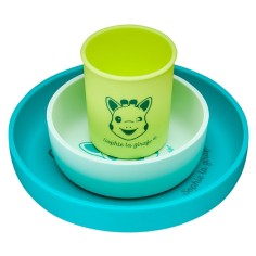 Sophie la girafe Silikon Geschirr-Set, Grün