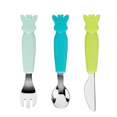 Sophie la girafe Besteck-Set, Grün