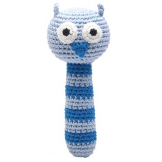 natureZoo hochet, hibou bleu clair