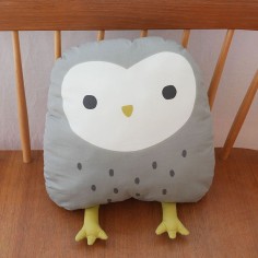 Franck & Fischer Kissen Eule Hassel