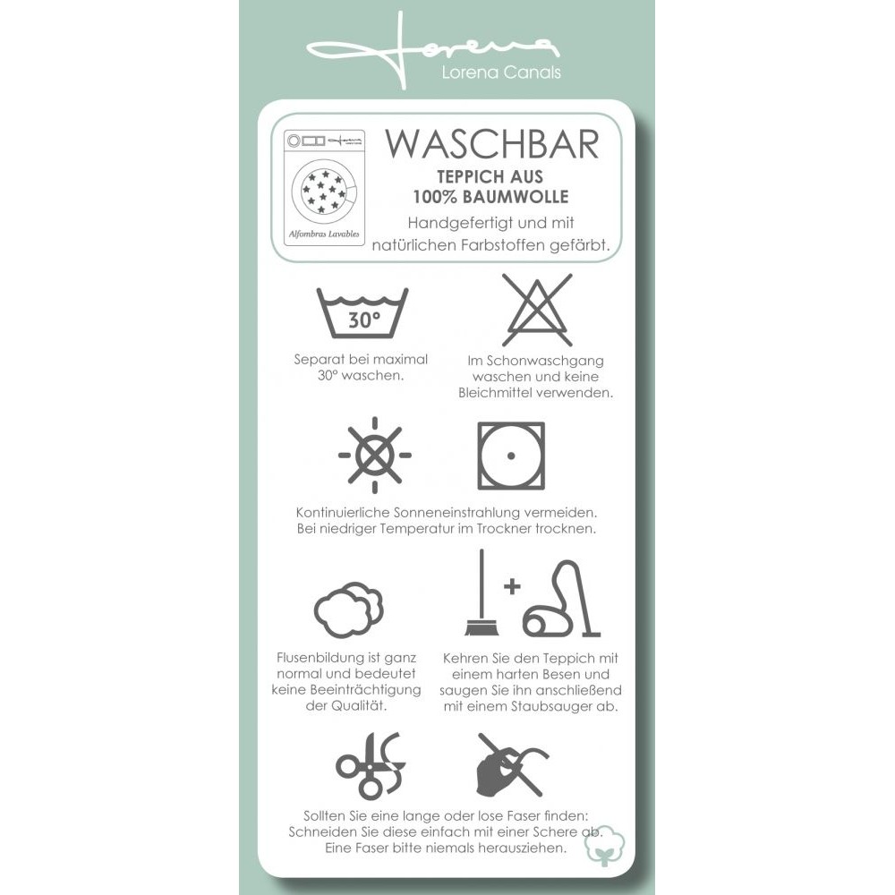 Tapis Azteca Naturel Vintage Bleu