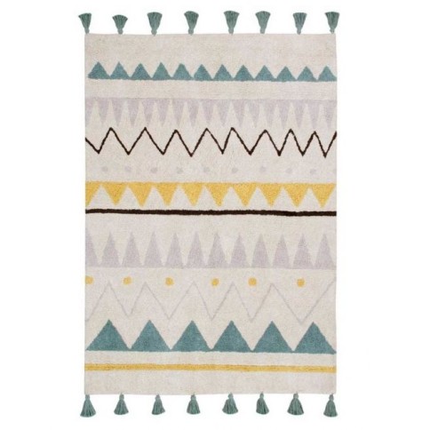 Teppich Azteca Natural Vintage Blue