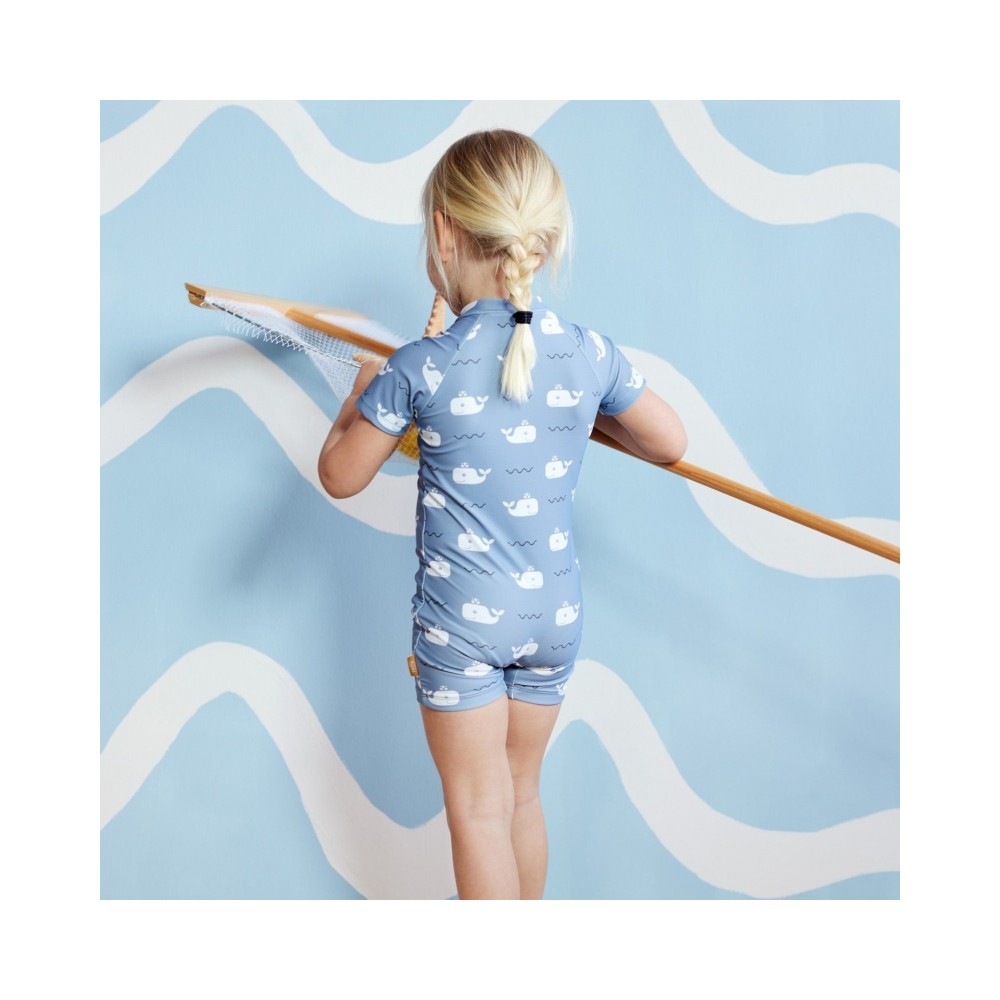 UV Badeanzug komplett, Palmtree Steel Gray