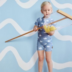 UV Badeanzug komplett, Palmtree Steel Gray