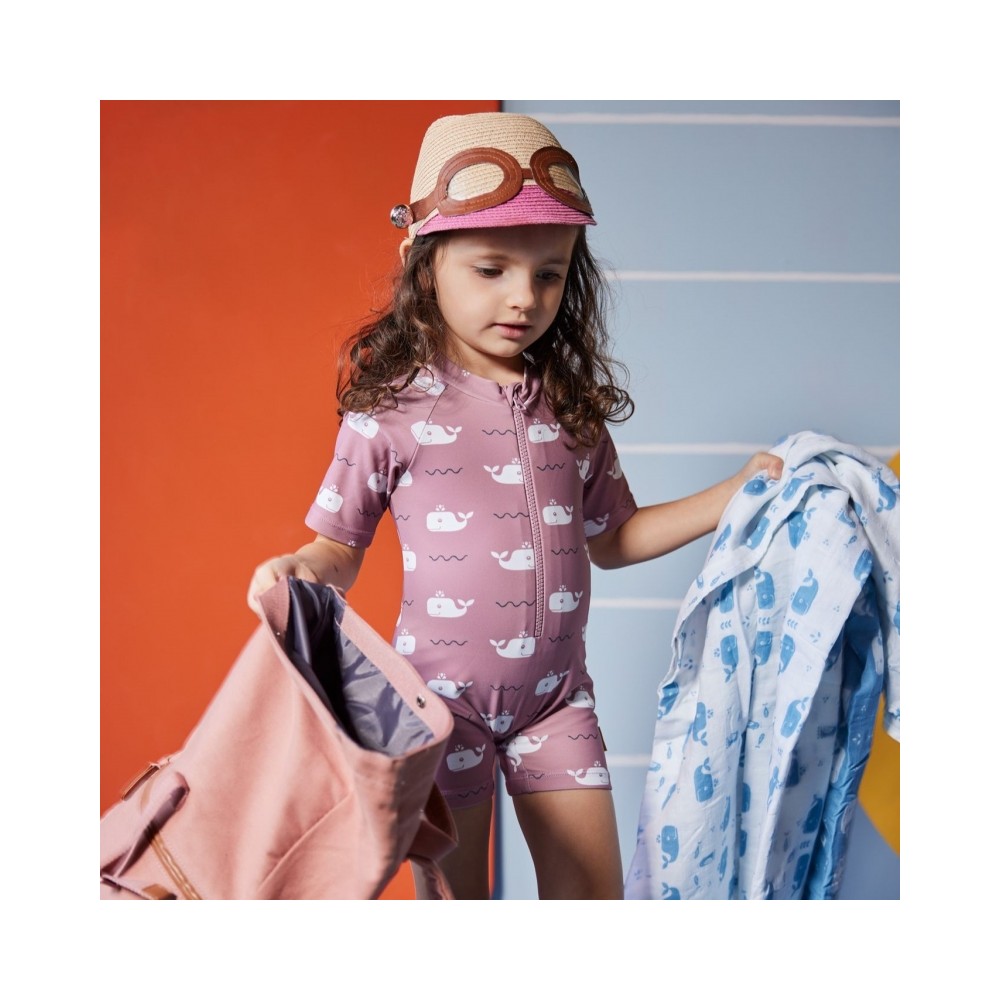 UV Badeanzug komplett, Whale Ash Rose