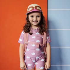 UV Badeanzug komplett, Whale Ash Rose