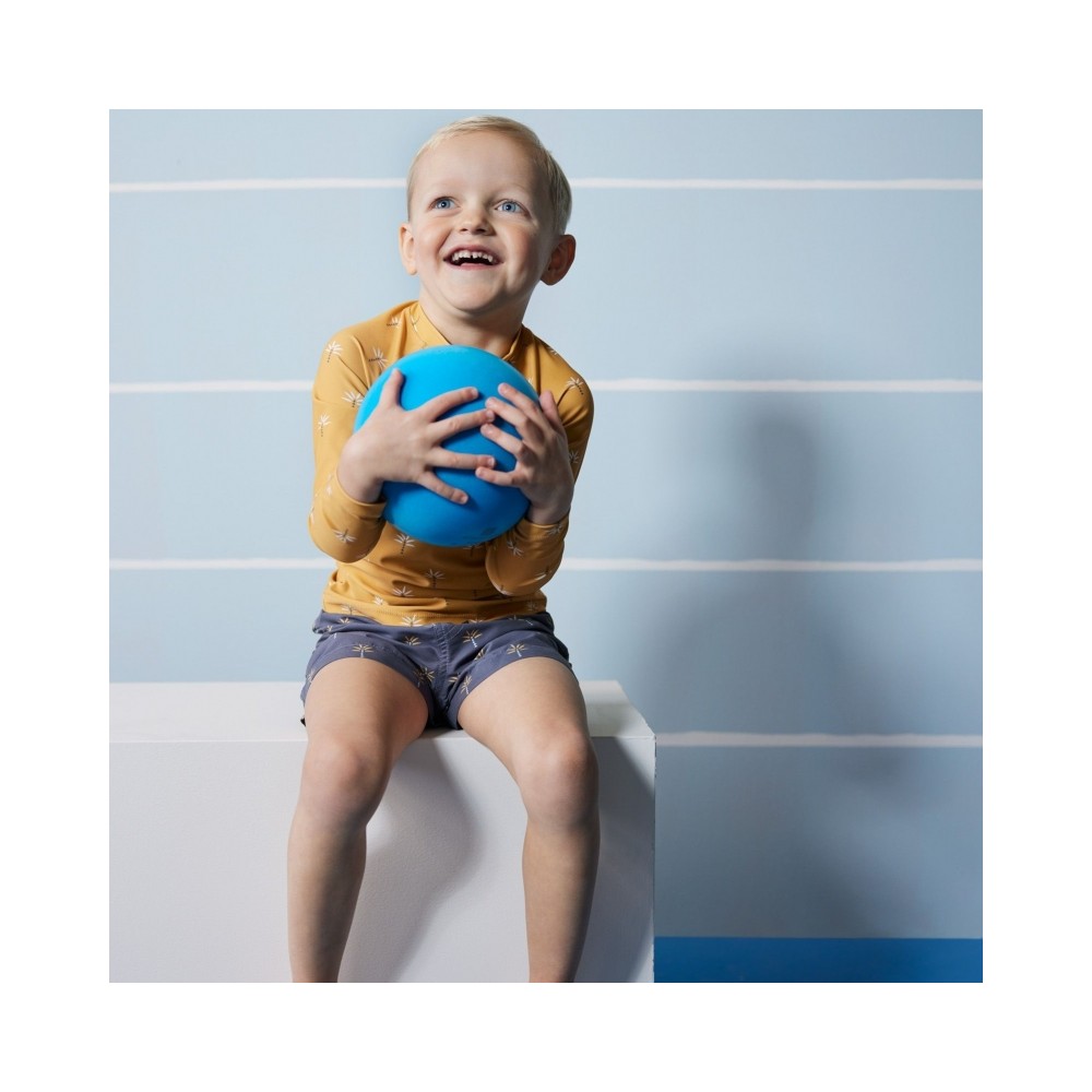 UV Badeshorts, Palmtree Ochre, 122-128 cm