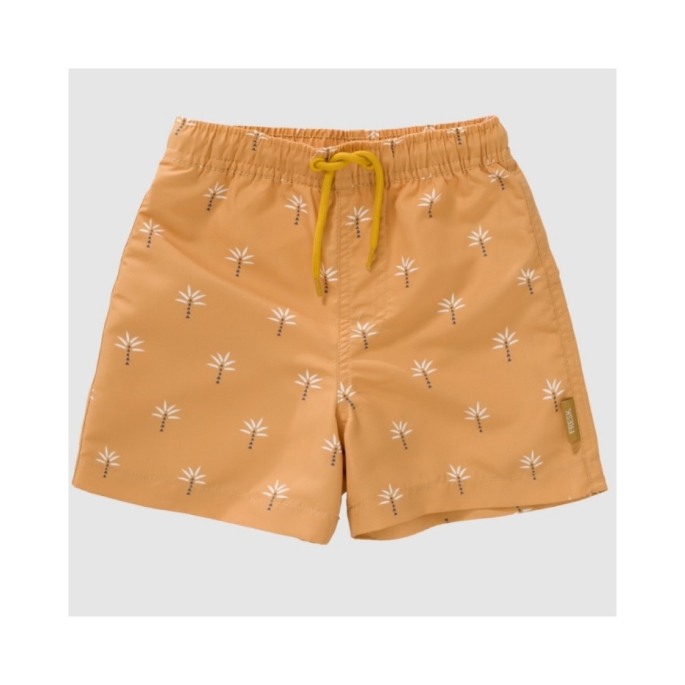 UV Badeshorts, Palmtree Ochre, 122-128 cm