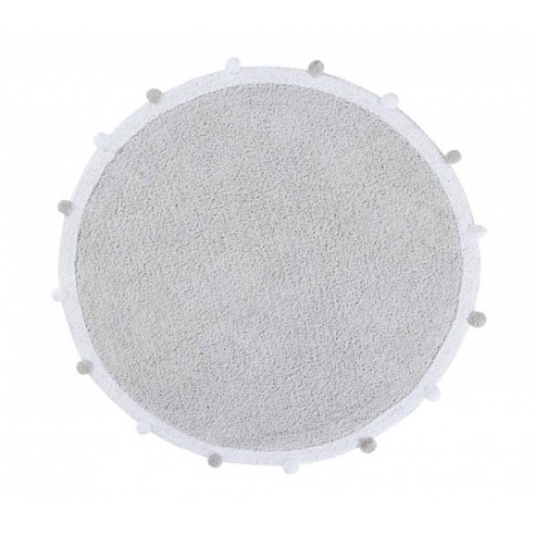 Tapis bulledle gris clair