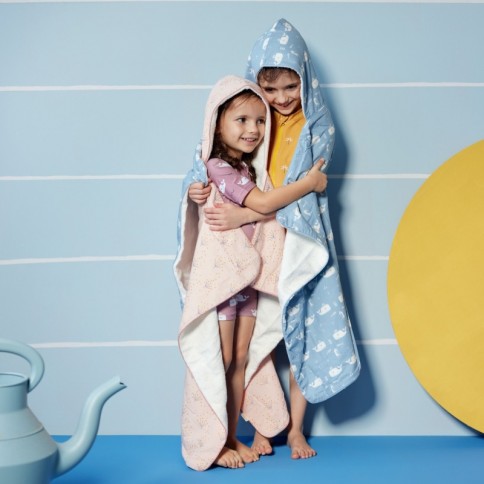 Fresk Badetuch Poncho, Lobster Chinois Green