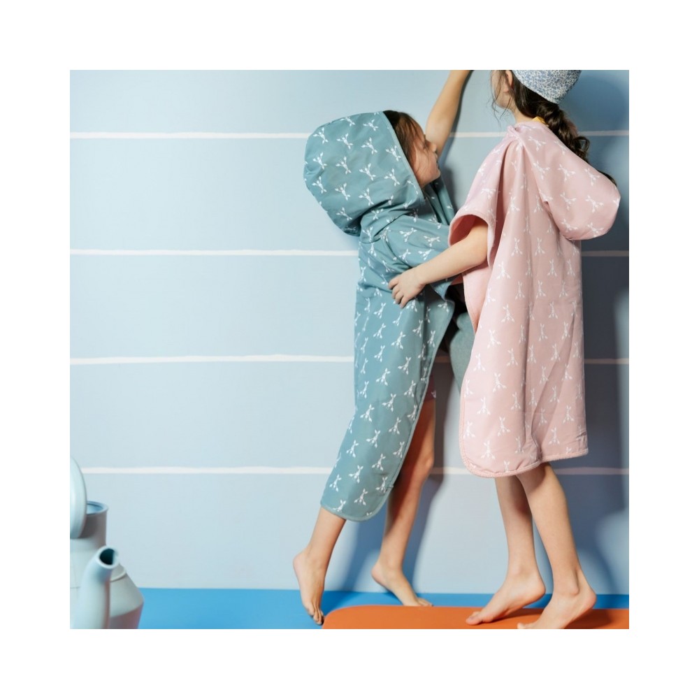 Fresk Badetuch Poncho, Lobster Chinois Green