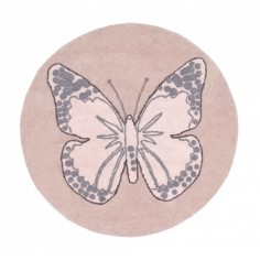 Papillon de tapis vintage nu