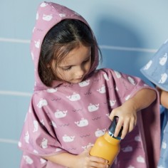 Badetuch Poncho, Whale Blue Fog