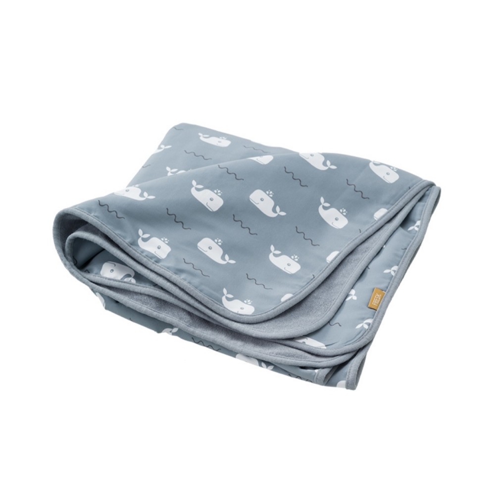 Badetuch Poncho, Whale Blue Fog