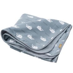 Badetuch Poncho, Whale Blue Fog