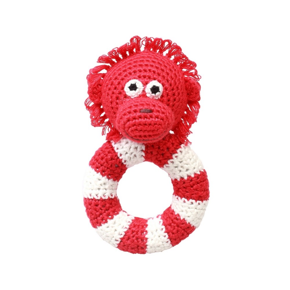 natureZoo Crochet Ringrassel, rouge orangué