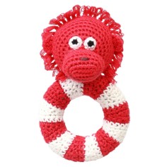 natureZoo Crochet Ringrassel, rouge orangué