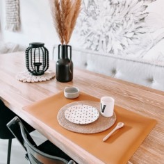 Schreibtischmatte, Senf